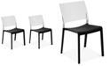 Furniture Fiona Set of 2 Translucent Indoor/Outdoor Chairs